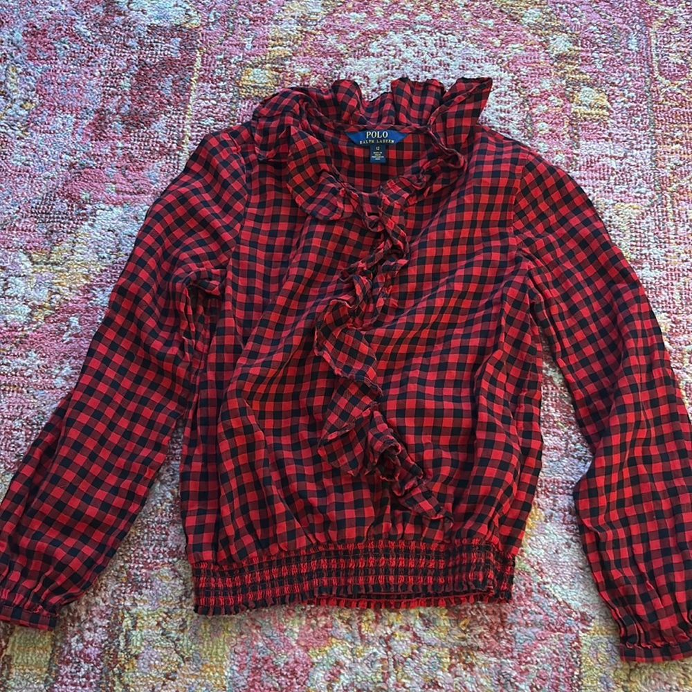 Polo Ralph Lauren Girl’s plaid top